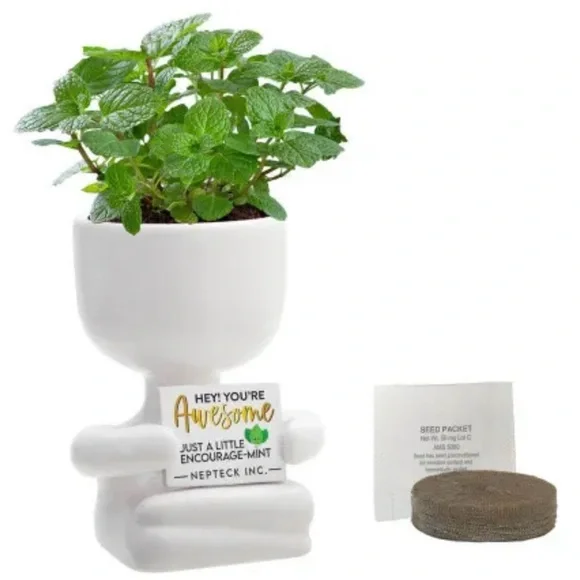 People Planter With Lavender Seeds - Picture 1 of 4